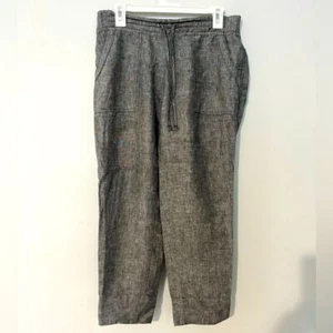 Pantalone grigio Athleta taglia 4 100% lino - Foto 1 di 6
