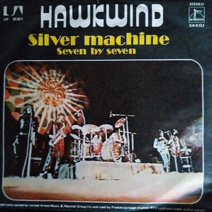 HAWKWIND, Silver Machine  7" Vinyl_YUGOSLAVIA_ UNIQUE COVER _ RARE  1972. - Bild 1 von 2