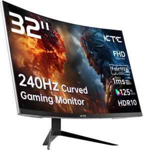 32" Curved Gaming Monitor – 240Hz, 1ms, Full HD - Picture 1 of 5