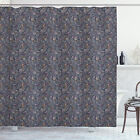 Insects Shower Curtain Line Art Butterfly Spots