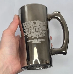 UNIVERSAL STUDIOS BACK TO THE FUTURE THE RIDE GLASS DRINKING MUG TANKARD GIFT - Picture 1 of 12