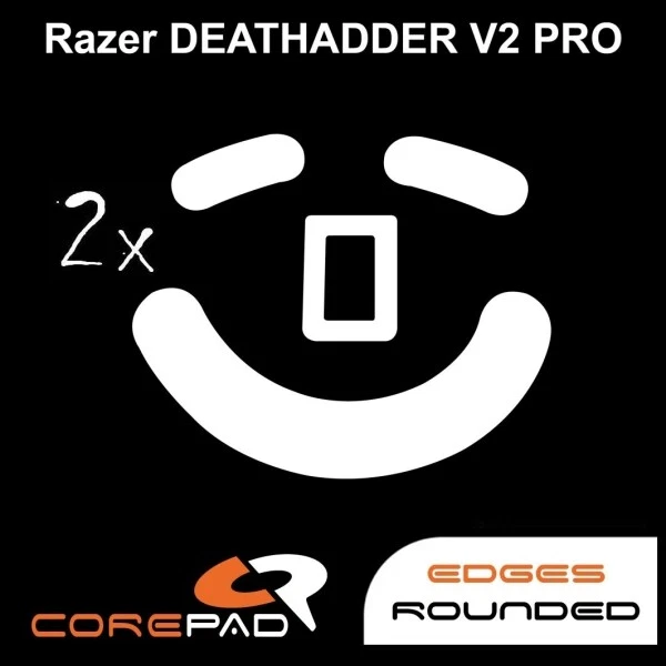 Corepad Skatez Razer DeathAdder V2 Pro X HyperSpeed Souris Pieds Patins Téflon - Photo 1/1