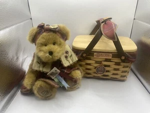 Longaberger 2006 Bee Basket And Matching Boyds Bear - Picture 1 of 7