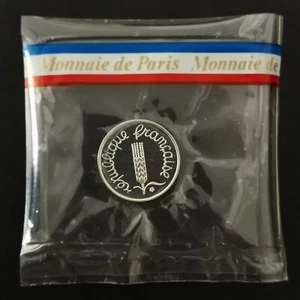 PIEFORT 1 CENTIME EPI ARGENT 1981 FRANCE / 362 Ex (Sans certificat/Sans coffret) - Picture 1 of 3