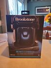 Brookstone Mini Boombox Portable LED Wireless Speaker w/Microphone
