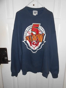 LEE Cleveland Indians Sweatshirt Pullover Shirt Post Season 5 in a Row 2XL - Picture 1 of 3
