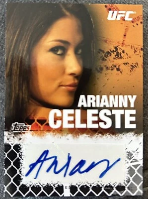 2010 Topps UFC Series 4 Arianny Celeste Auto UFC Ring Girl SP - Image 1 of 3