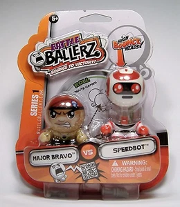 YOMEGA BATTLE BALLERZ MAJOR BRAVO vs SPEEDBOT MOSC MADBALLS 2014 SERIES 1 RARE - Picture 1 of 3