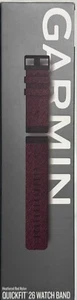 Correa de reloj de repuesto de nailon rojo jaspeado Garmin QuickFit 26 mm 010-12864-06 - Imagen 1 de 1