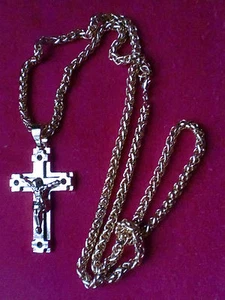  Damen-Herrenkreuz mit Kette groß neu* - Bild 1 von 1