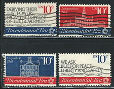 US American Bicentennial Stamps Set (Year of 1974) SCOTT#1543-1546(used)