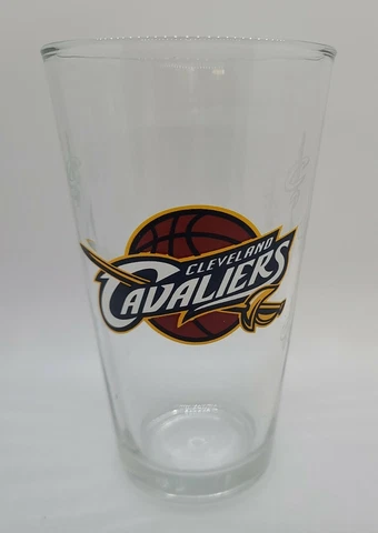 Cleveland Cavaliers NBA Basketball Beer Pint Glass Laser Etched Cover