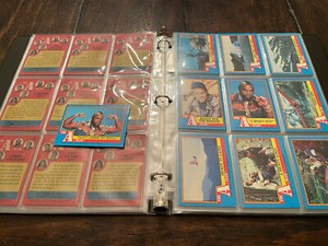 Vintage Topps 1983 The A Team Complete Set 66 Trading Cards
