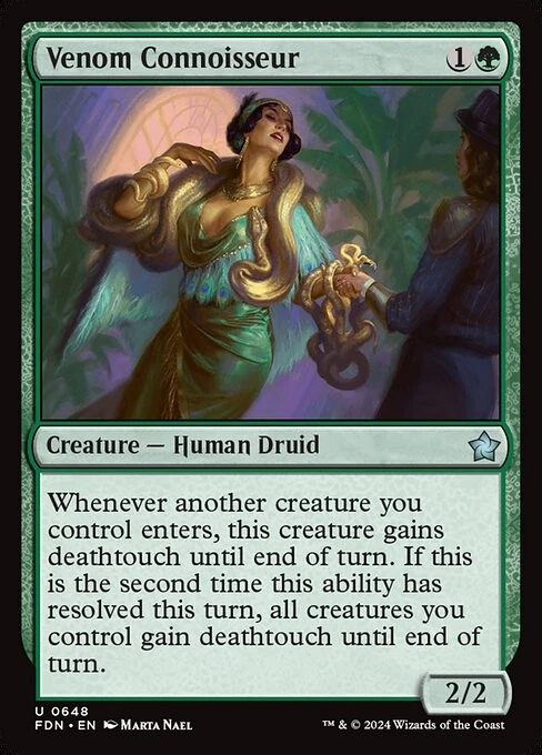[MTG] Venom Connoisseur (0648) (FDN) LP-HP - Image 1 of 1