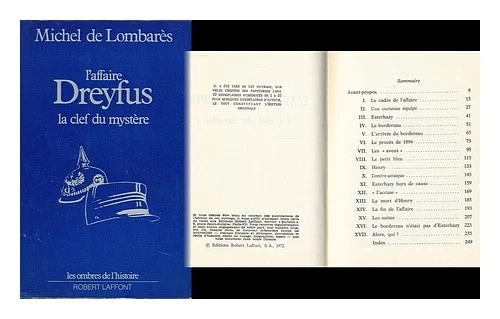 Lombares, Michel De L'Affaire Dreyfus ; La Clef Du Mystere 1972 Première Édition - Photo 1/1