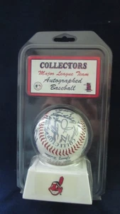 Reproducción oficial de béisbol autografiada de las Grandes Ligas de los Indios de Cleveland 2000 - Imagen 1 de 4