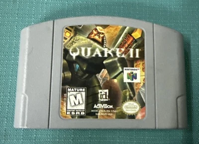Quake II (Nintendo 64, N64, 1997) Tested & Authentic - Game Only - Image 1 of 2