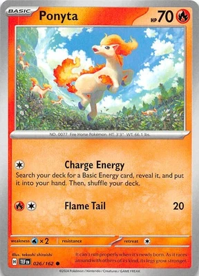 Ponyta 026/162 SV05 Temporal Forces Pokemon 007699 - Image 1 of 2