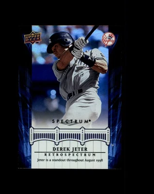 2009 Upper Deck Spectrum Derek Jeter Retrospectrum #DJ28 Yankees Insert - Image 1 of 2