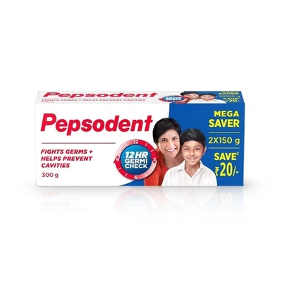 Pepsodent Cavity Protection Germi Check Toothpaste 150gm [Pack of 2], - Image 1 of 4