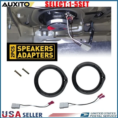 Ajuste 07-14 Honda CR-V Altavoz Puerta Actualización 6.5" 6.75" Arnés Espaciador Adaptador 1-5X Foto 1 de 2