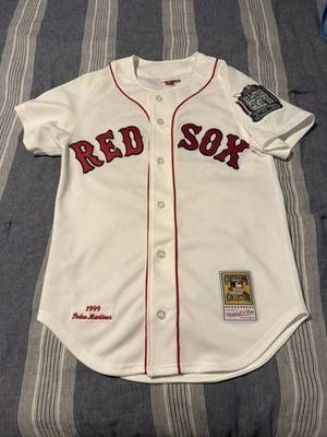 Mitchell and Ness 1999 Boston Red Sox Pedro Martinez Size 36 Jersey - Image 1 of 4