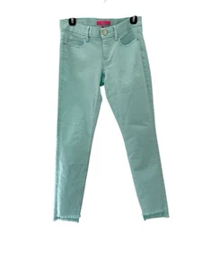 Lilly Pulitzer South Ocean Cropped Skinny Pants Size 2 Whisper Blue - Picture 1 of 6