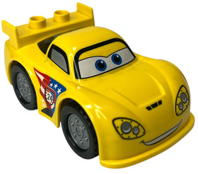 LEGO DUPLO Cars Jeff Gorvette 6133 Race Day Retired Disney Pixar Car
