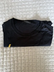 Versace Vintage Logo Black T Shirt XL Very Good  - Picture 1 of 9