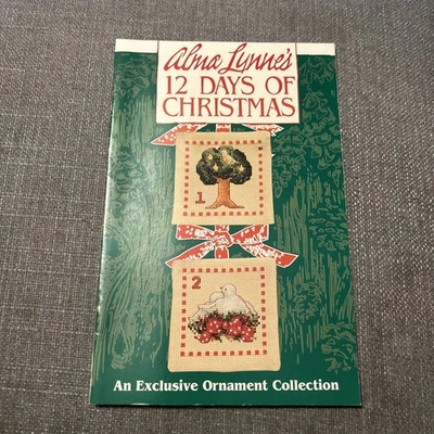 Alma Lynne’s 12 Days Of Christmas Ornament Cross Stitch Pattern Chart Collection - Image 1 of 4