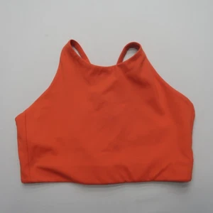 Girlfriend Collective Womens Athletic Tank Top Sports Bra Large Orange Yoga Gym - Picture 1 of 5