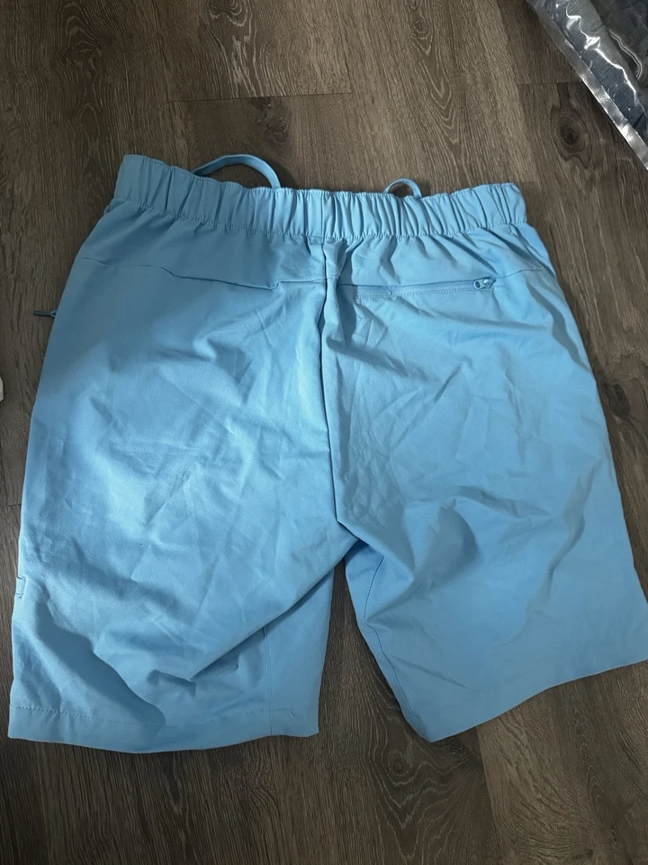 Pantalones Cortos Five Four Para Hombres 32 Calce Moderno Azul Elastizados Senderismo Caminar Deporte Foto 1 de 3