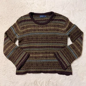 Polo Ralph Lauren Pullover Pulli Fair Isle Nordic Wollmischung Damen M - Bild 1 von 9