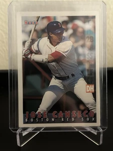 1995 Topps Bazooka Jose Canseco #42 Boston Red Sox Baseball Card - Picture 1 of 2