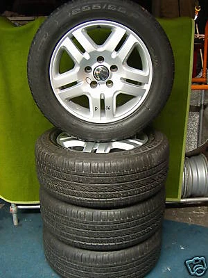 4St.VW-Sommerräder a. Alufelgen 8,0 x 18 ET57  5x130 - Bild 1 von 3