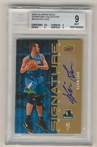 Kevin Love 09-10 Upper Deck Signature Collection Autograph BGS 9 MINT  - Picture 1 of 1