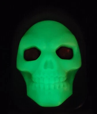 Mega Construx Masters of the Universe HE-MAN  Skeletor Head NEW Glow / FISTO  - Image 1 of 4
