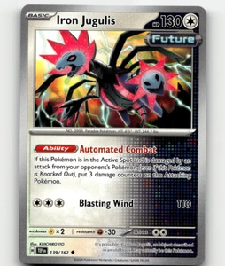 Iron Jugulis Pokemon • Uncommon • 139/162 Temporal Forces - Picture 1 of 1