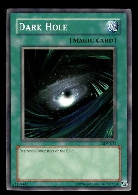 Tarjeta común Yugioh Dark Hole SDY-022 Foto 1 de 2