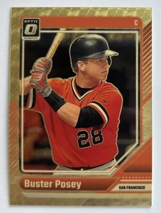 2024 Panini Donruss Optic Baseball - Gold Vinyl #97 Buster Posey 1/1 ONE OF ONE - Picture 1 of 2