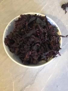FRESH DRIED DULSE SEAWEED- Vegan- Vegetarian- 100g Co.Down Shore High Protein - Picture 1 of 2