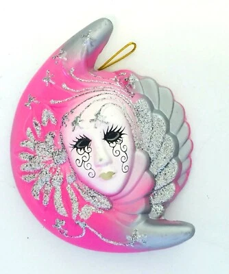 Pequeña Mascarada Cerámica Mardi Gras Máscara Colgante de Pared Decoración Adorno Fiesta Favor Foto 1 de 4