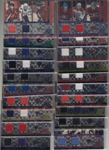 2010-11 Zenith Mozaics Materials Doble Camiseta deportiva conjunto completo (20) *J93 - Imagen 1 de 1