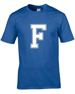 Buchstabe F Herren T-Shirt lustig Witz Name Initialen Schrift Team coole Geschenkidee individuell - Bild 1 von 4