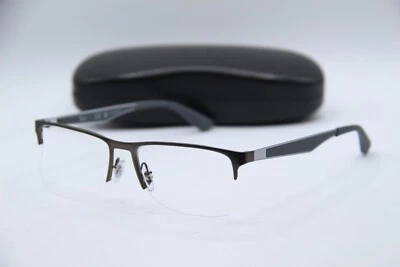 NEW RAY-BAN RB 6335 2855 BLACK GREY GUNMETAL AUTHENTIC FRAMES EYEGLASSES 56-17 - Image 1 of 4