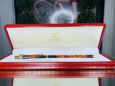 Pluma Estilográfica Cartier Plumín Oro 18k Foto 1 de 4