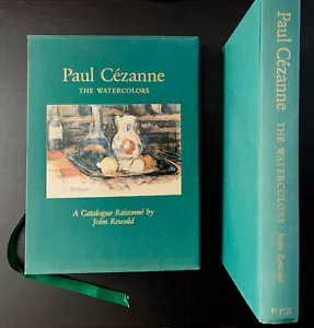 PAUL CEZANNE - THE WATERCOLORS -1ST ED. - 1983 - JOHN REWALD - CATALOGUE RAISONN - Foto 1 di 12
