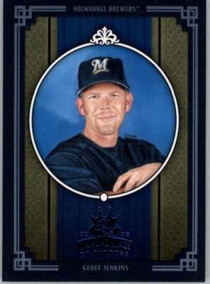 2005 Diamond Kings Framed Blue #358 Geoff Jenkins /100 - NM-MT - Image 1 of 2