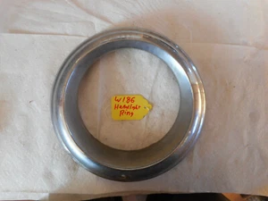 Mercedes Benz Bosch W186 Adenauer Decorative Headlight Ring USA Model - Foto 1 di 11