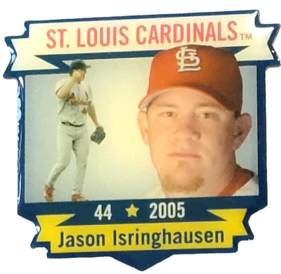 MLB St. Louis Cardinals 2005 "Jason Isringhausen" 1.5" Lapel Pin - Image 1 of 2